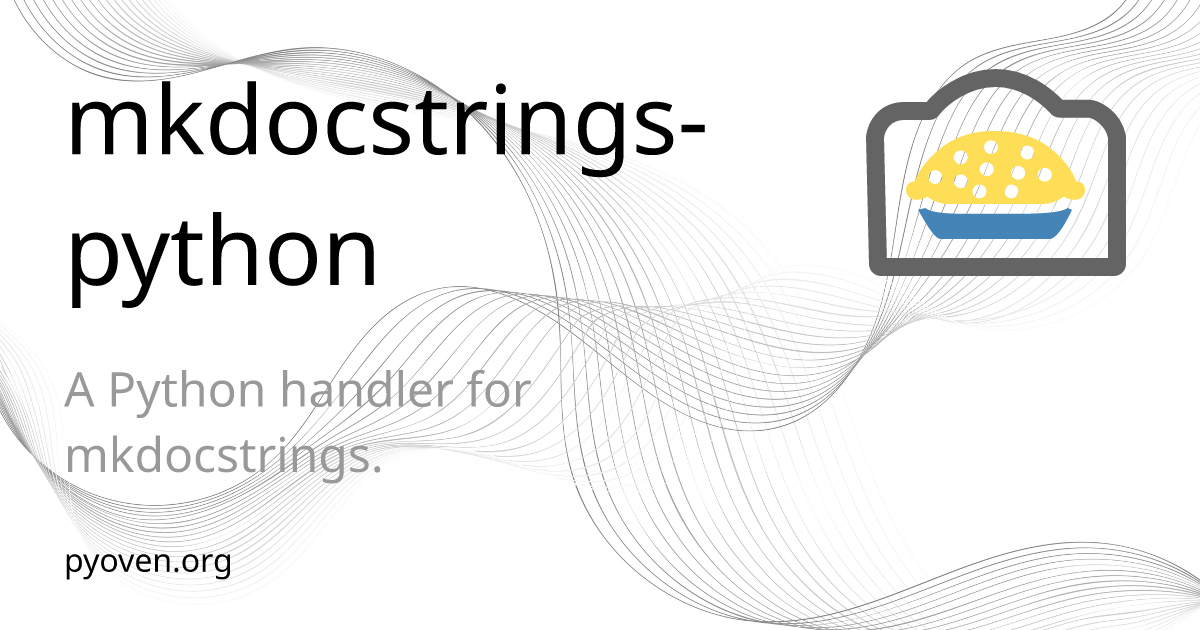 mkdocstrings-python - Oven