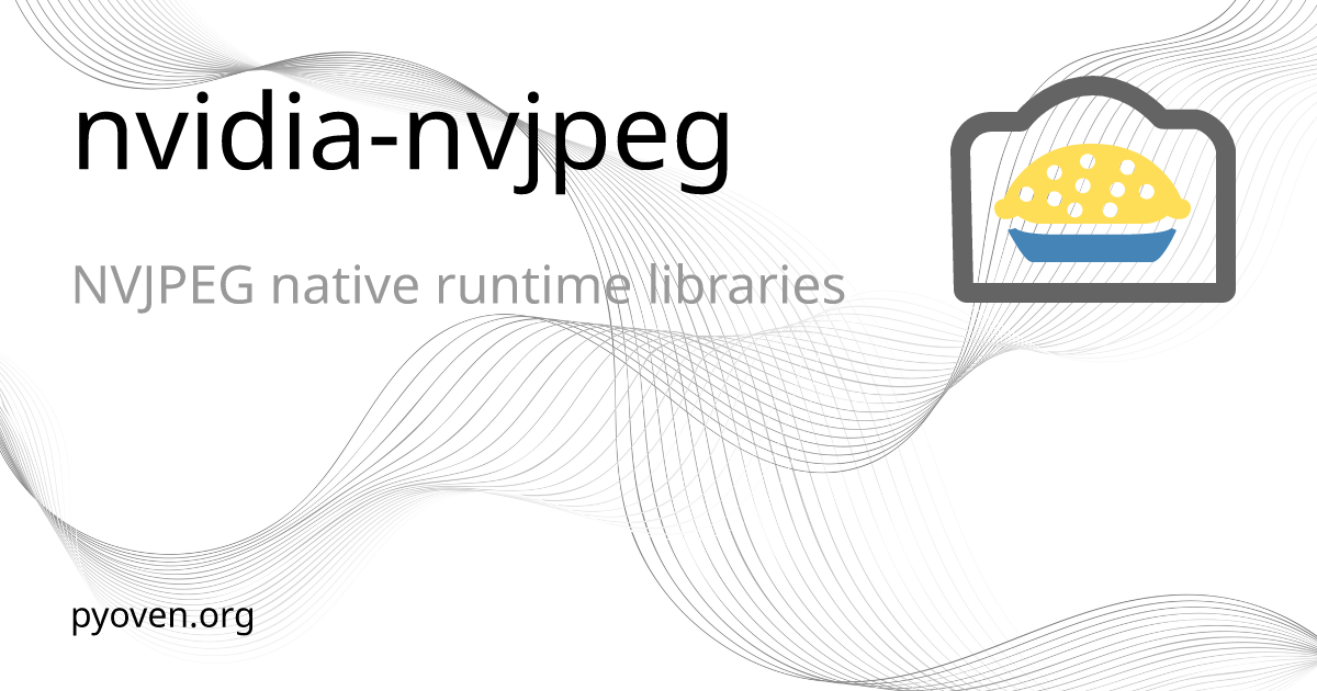 nvidia-nvjpeg - Oven