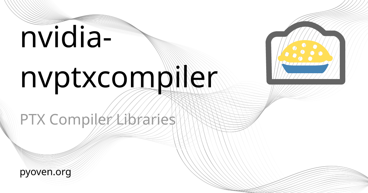 nvidia-nvptxcompiler - Oven