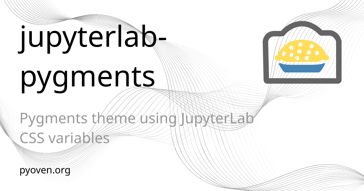 jupyterlab-pygments - Oven