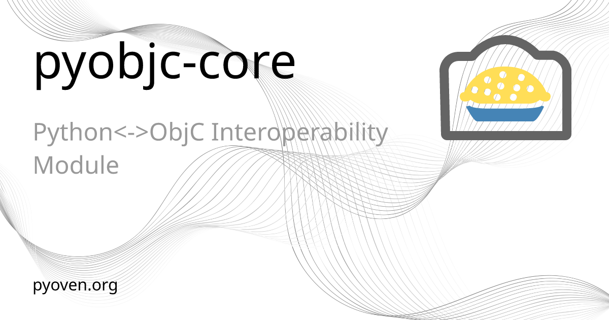 pyobjc-core - Oven