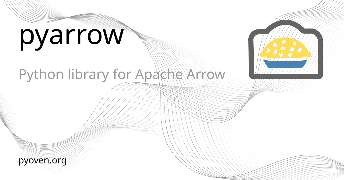 pyarrow - Oven
