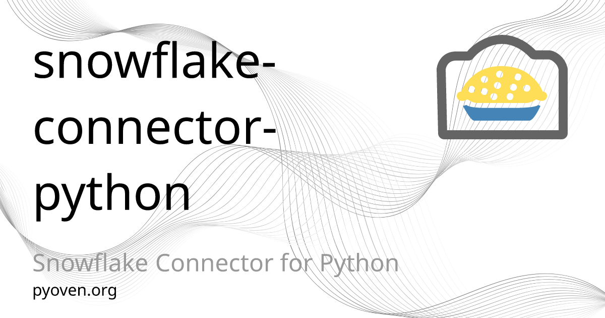 snowflake-connector-python - Oven
