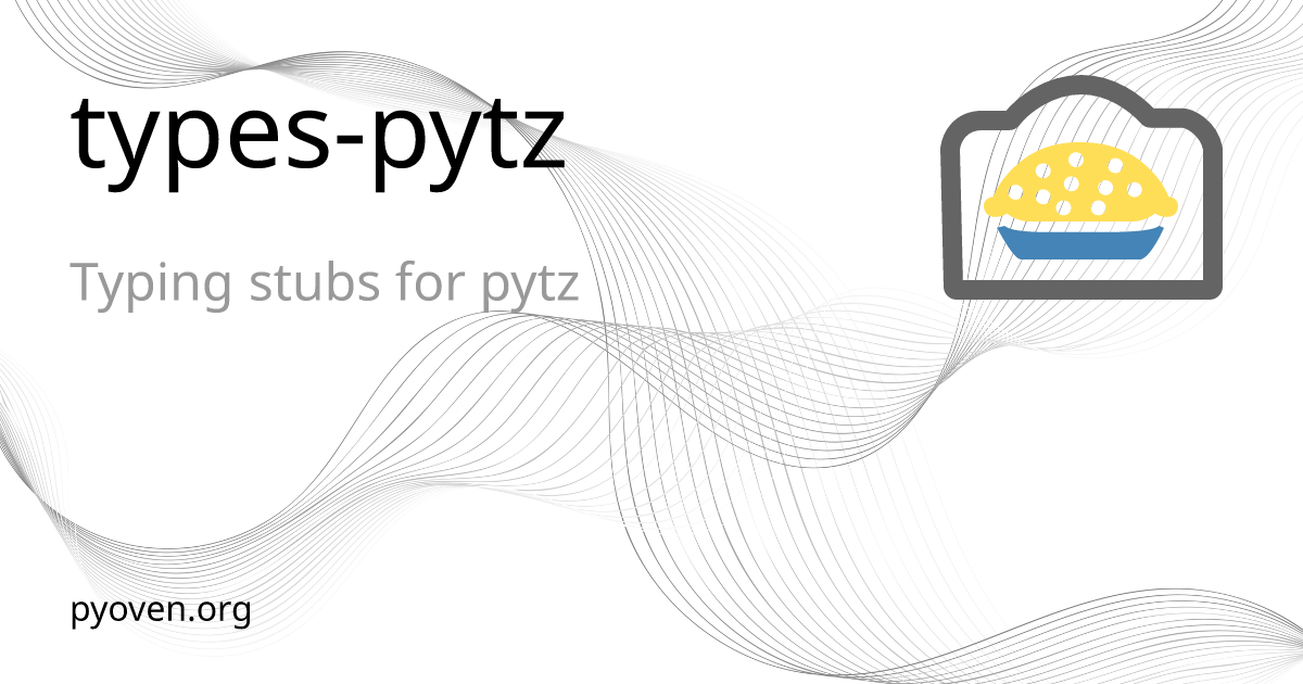 types-pytz - Oven